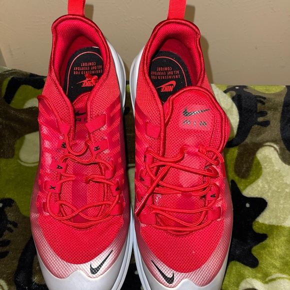 Mens Red and Grey Nike Air shoes size 12 - Picture 2 of 4